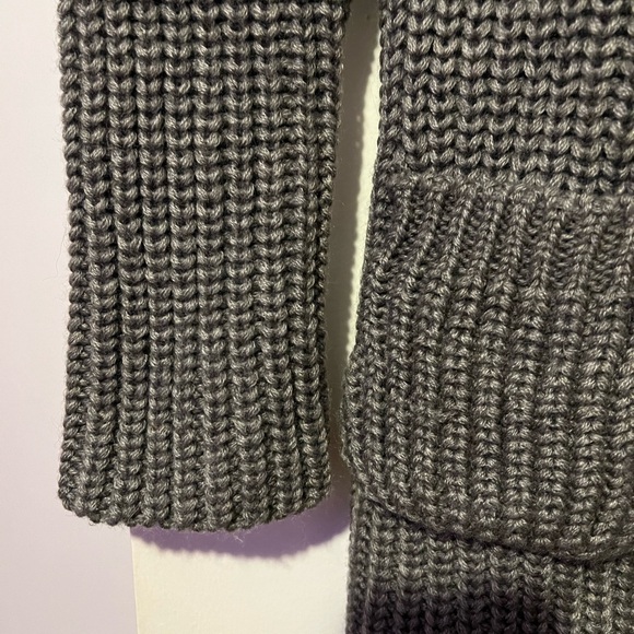 Mongolian lamb grey cardigan - Picture 14 of 14